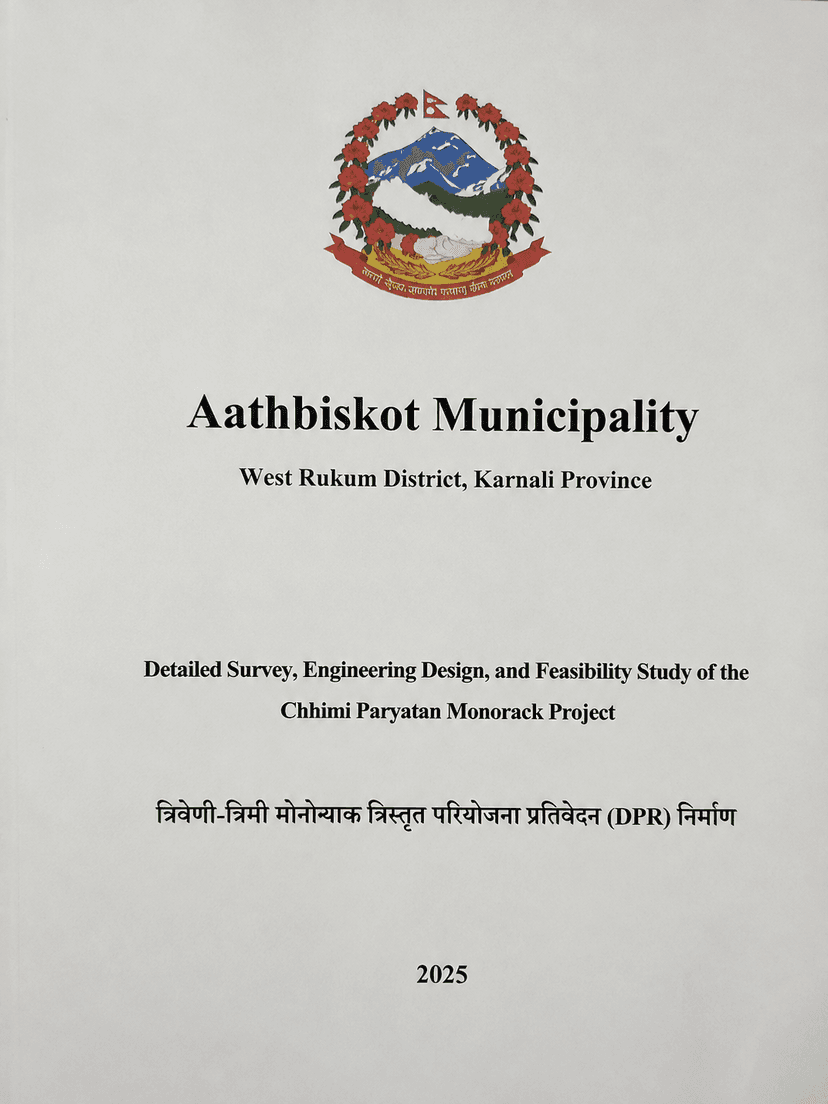 Detailed Survey, Engineering Design, and Feasibility Study of the Chhimi Paryatan Monorack Project